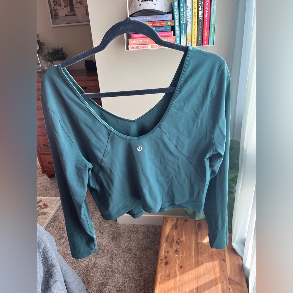 Lululemon Teal Long Sleeve Top